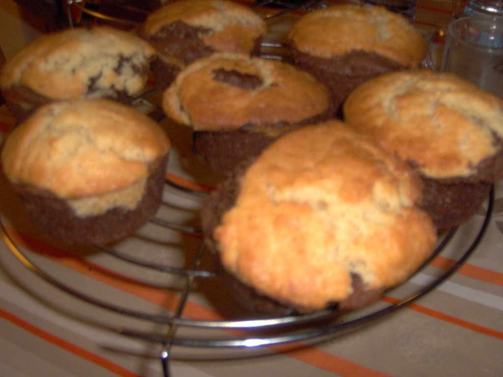 Muffins alb negru