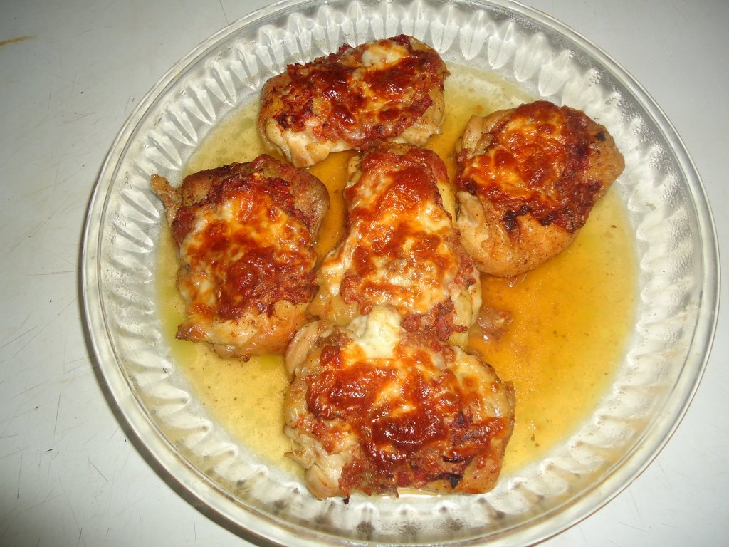 Pui cu cascaval la cuptor