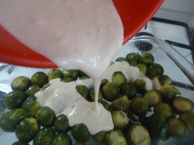 Sufleu din varza de Bruxelles