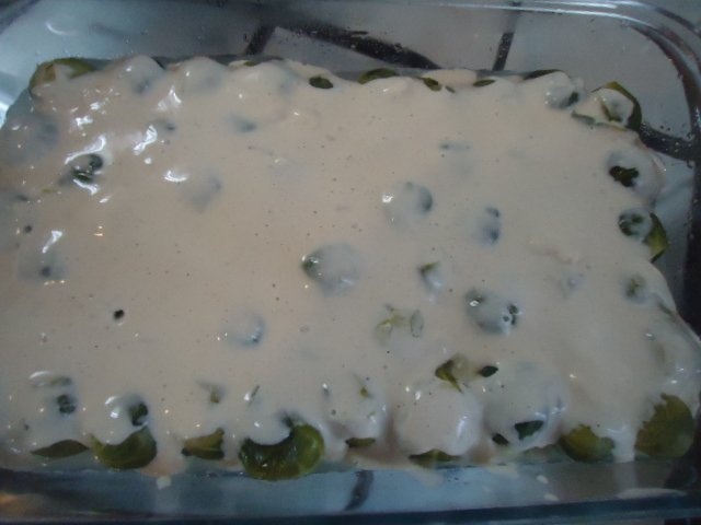 Sufleu din varza de Bruxelles