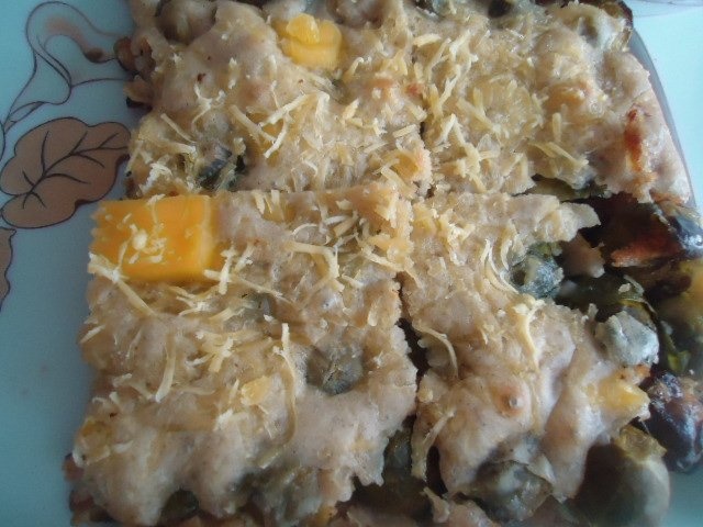 Sufleu din varza de Bruxelles