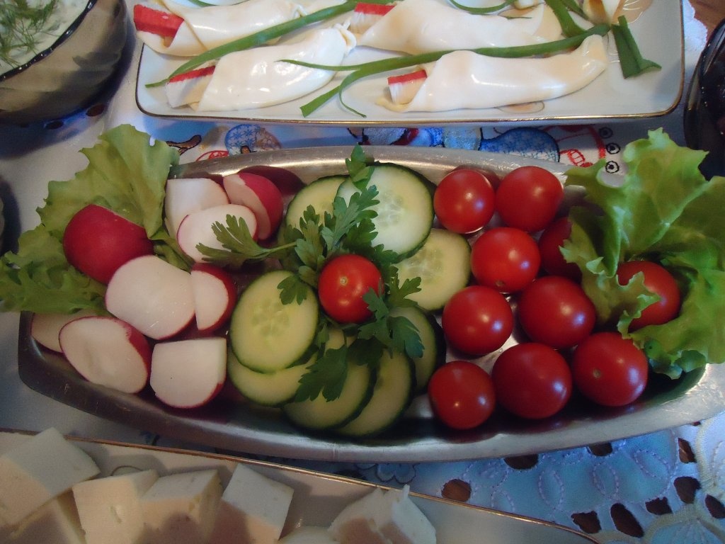 Platouri cu branza si peste