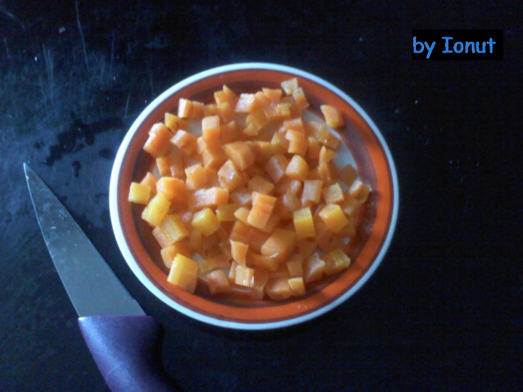 Salata de fasole boabe cu mazare