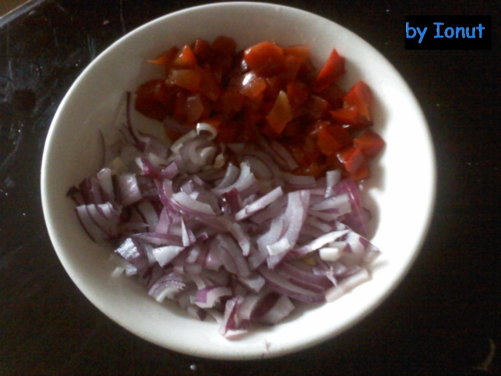 Salata de fasole boabe cu mazare