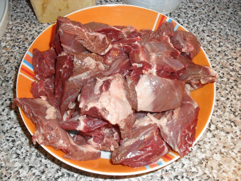Spezzatino di manzo (Tocanita cu carne de vita)