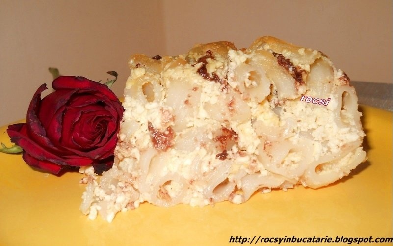 Budinca cu branza si ciocolata