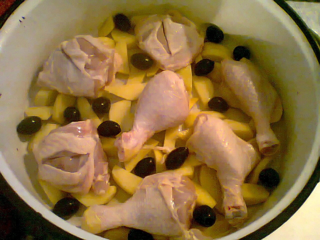 Pulpite la cuptor cu masline