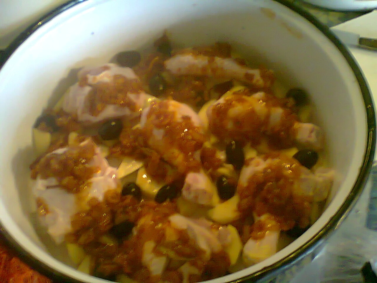 Pulpite la cuptor cu masline