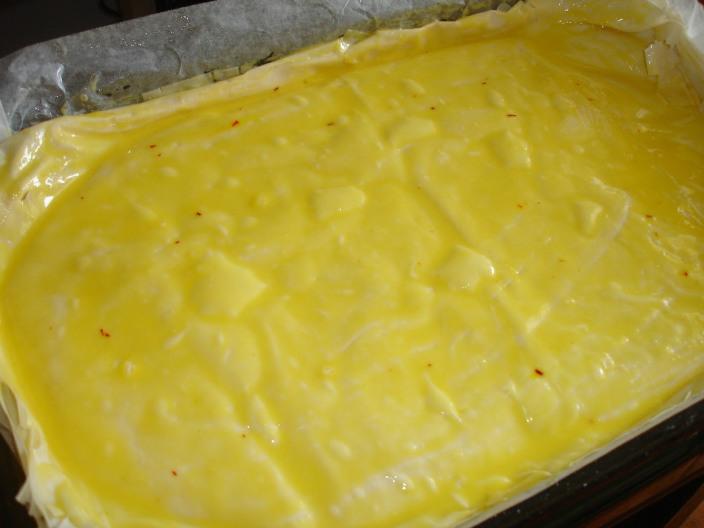 Placinta cu branza aromata/Pasca fara aluat