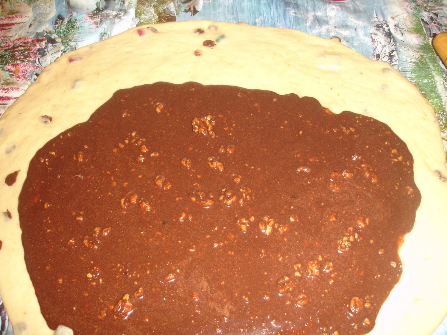 Cozonac cu nuca in tigaia dry cooker