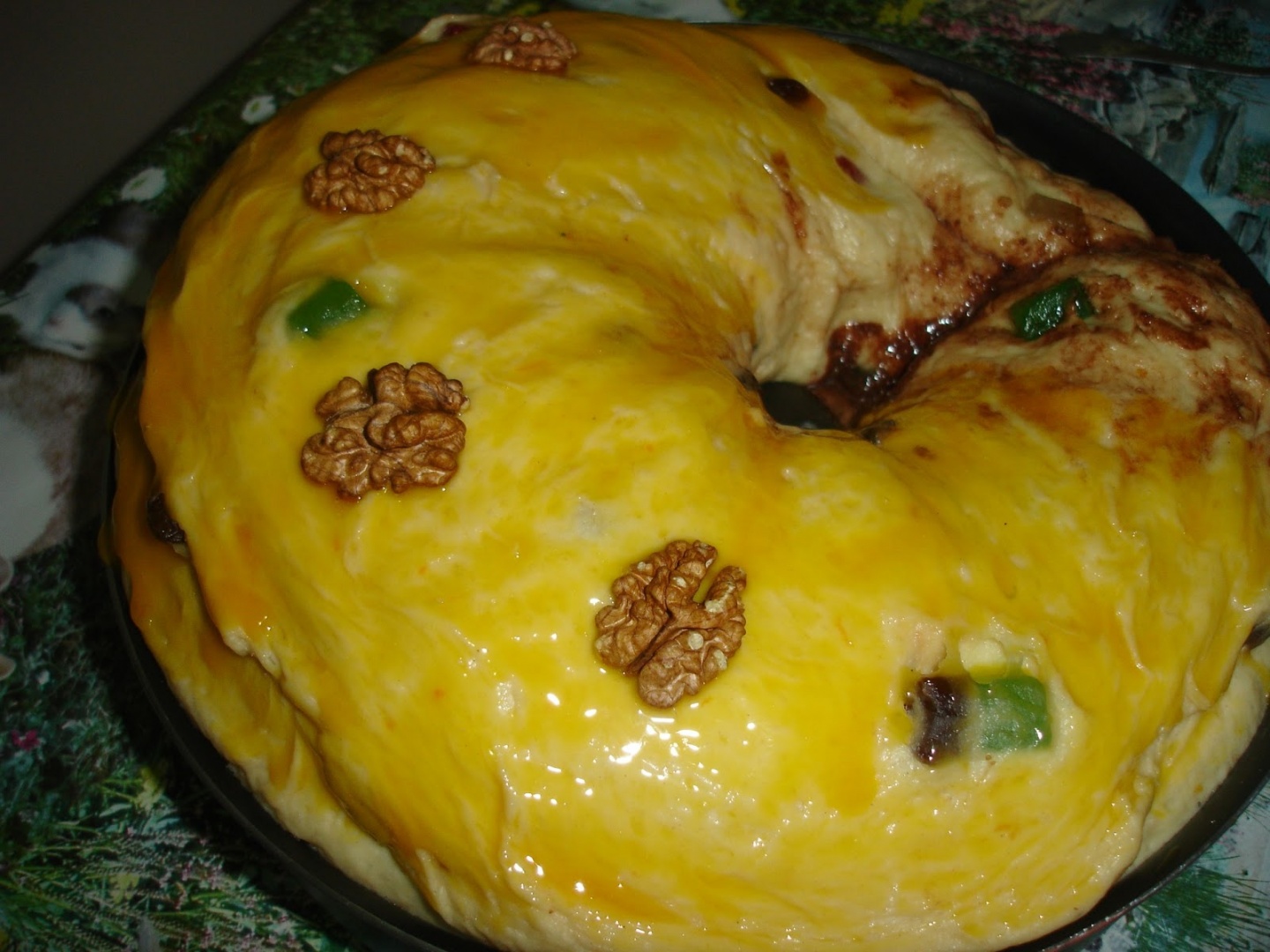 Cozonac cu nuca in tigaia dry cooker