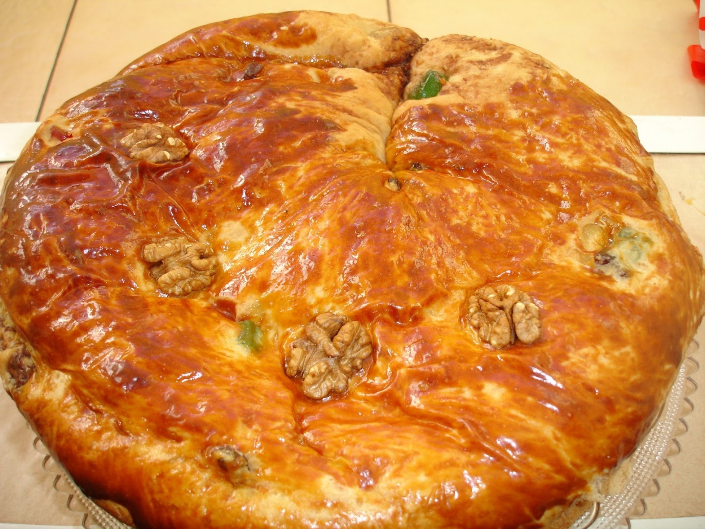 Cozonac cu nuca in tigaia dry cooker