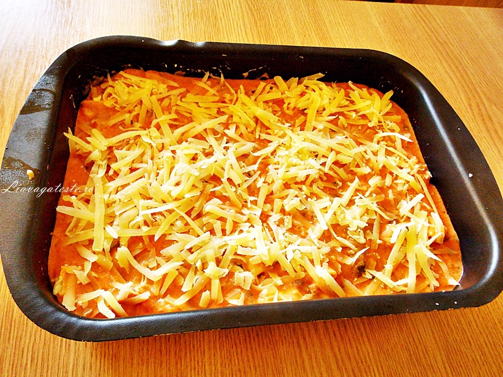 Cannelloni cu carne de pui