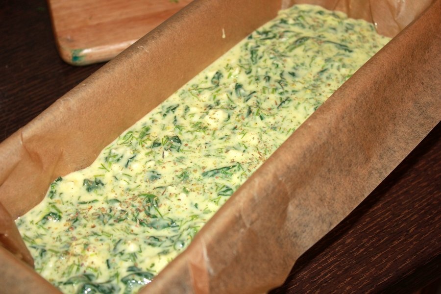 Chec aperitiv cu spanac. Delicios, sanatos si usor de preparat