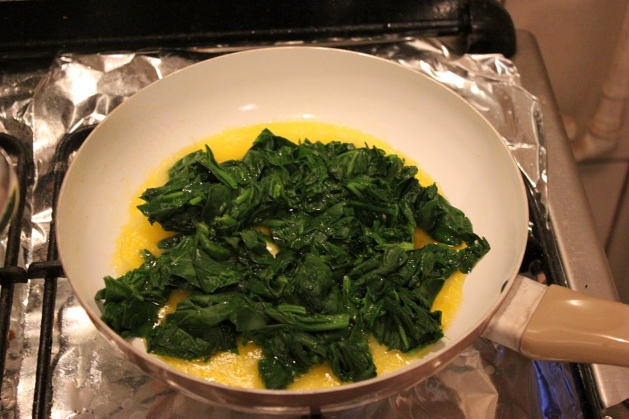 Chec aperitiv cu spanac. Delicios, sanatos si usor de preparat