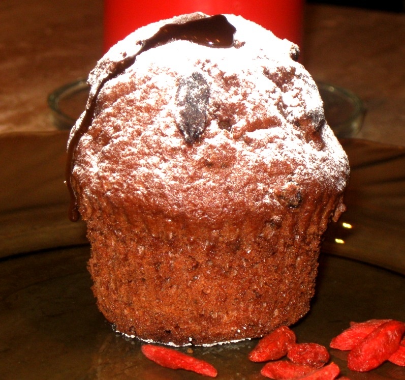 Briose cu fructe goji