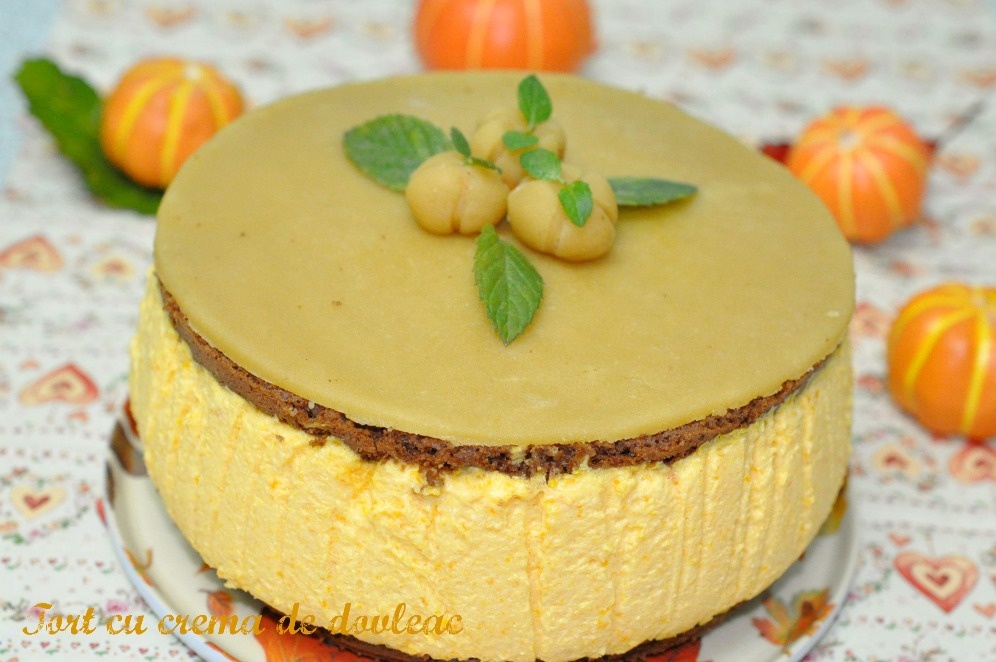 Tort cu crema de dovleac