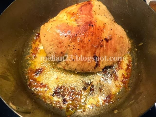 Muschi de porc cu sos de mustar