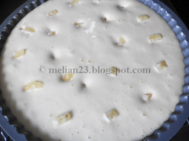 Pandispan pufos cu ananas