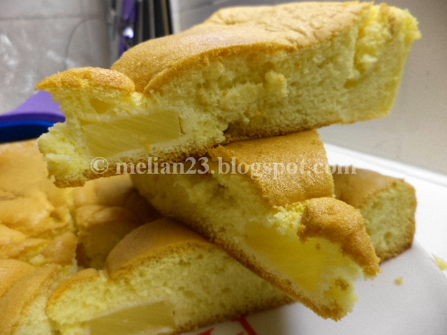 Pandispan pufos cu ananas