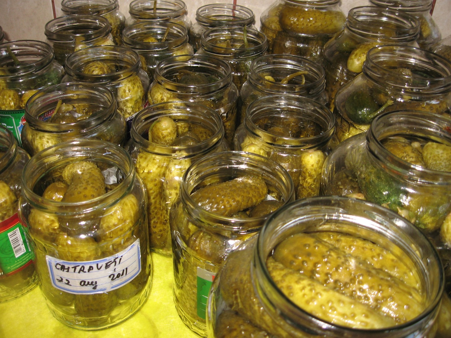 Castraveti murati in saramura