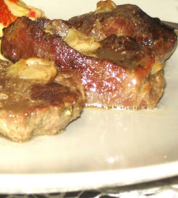 Muschiulet de vitel in marinata cu mustar