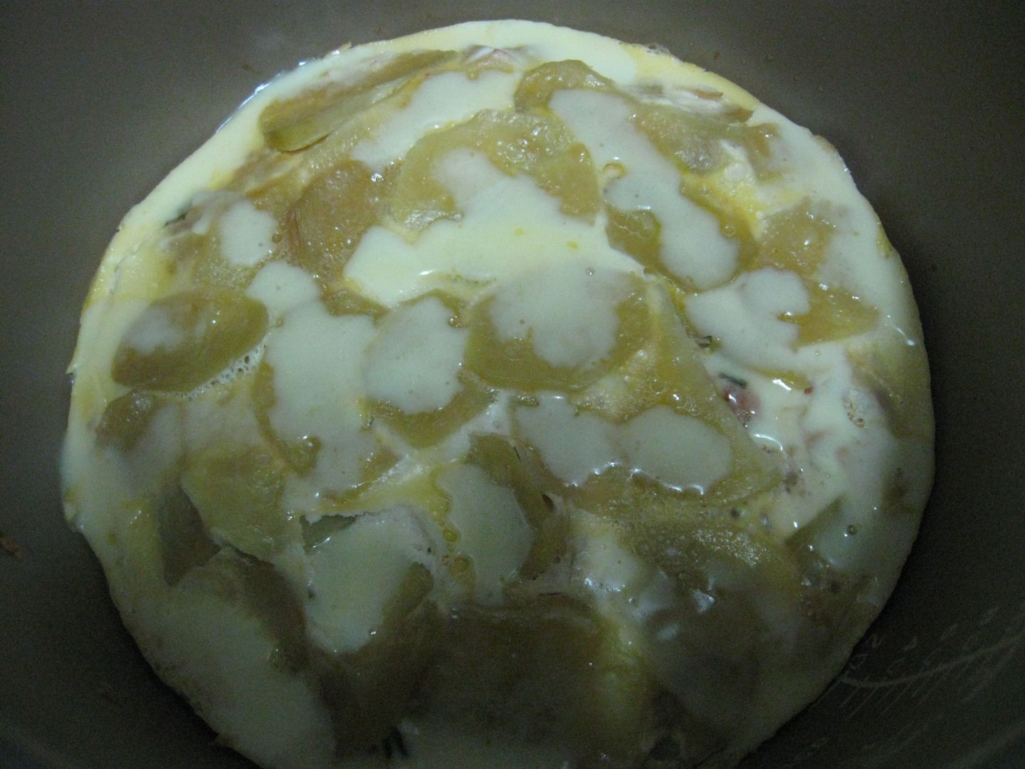 O altfel de ...Budinca de cartofi pregatita la Philips Multicooker