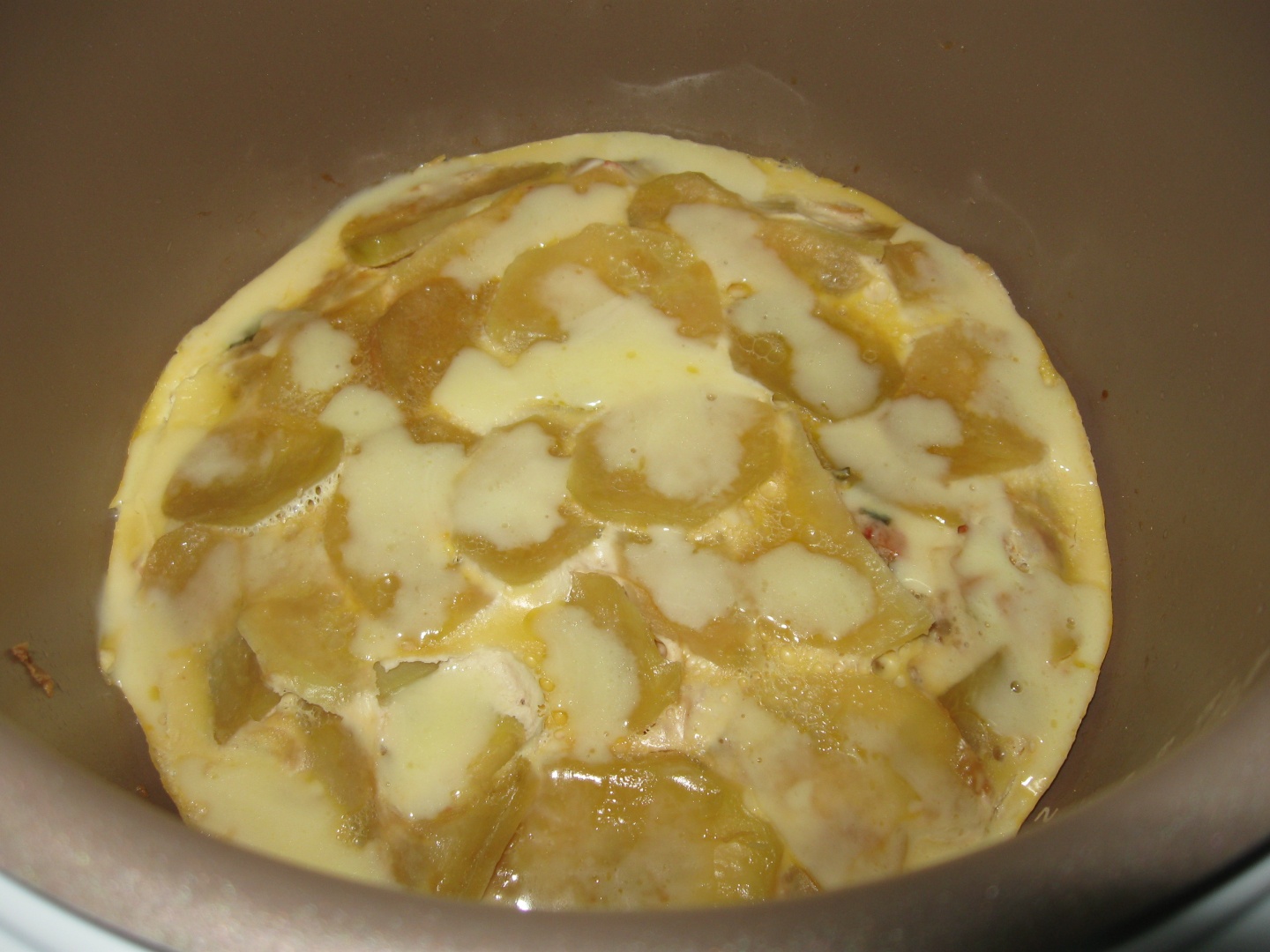 O altfel de ...Budinca de cartofi pregatita la Philips Multicooker