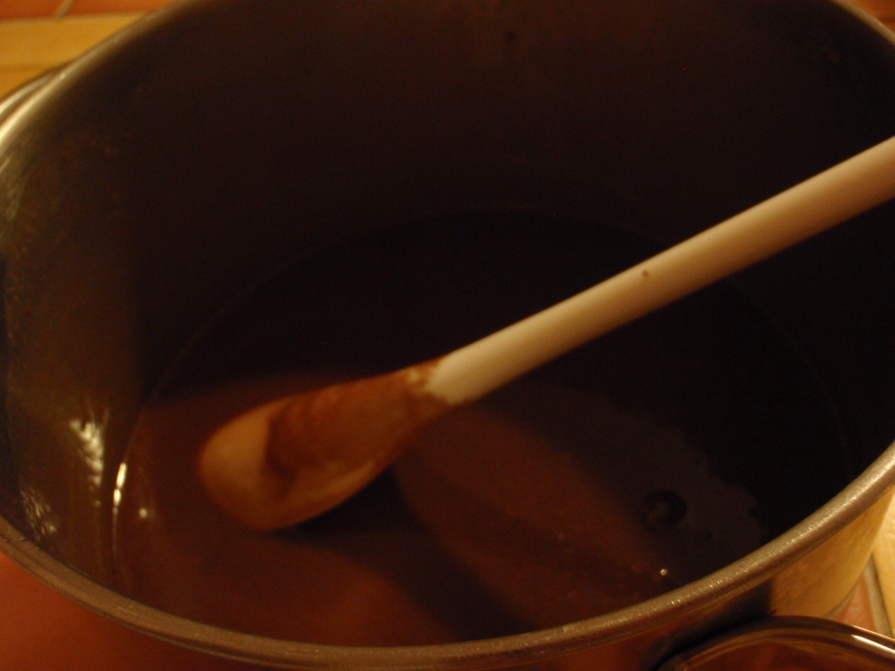 Negresa cu sos de ciocolata cu menta