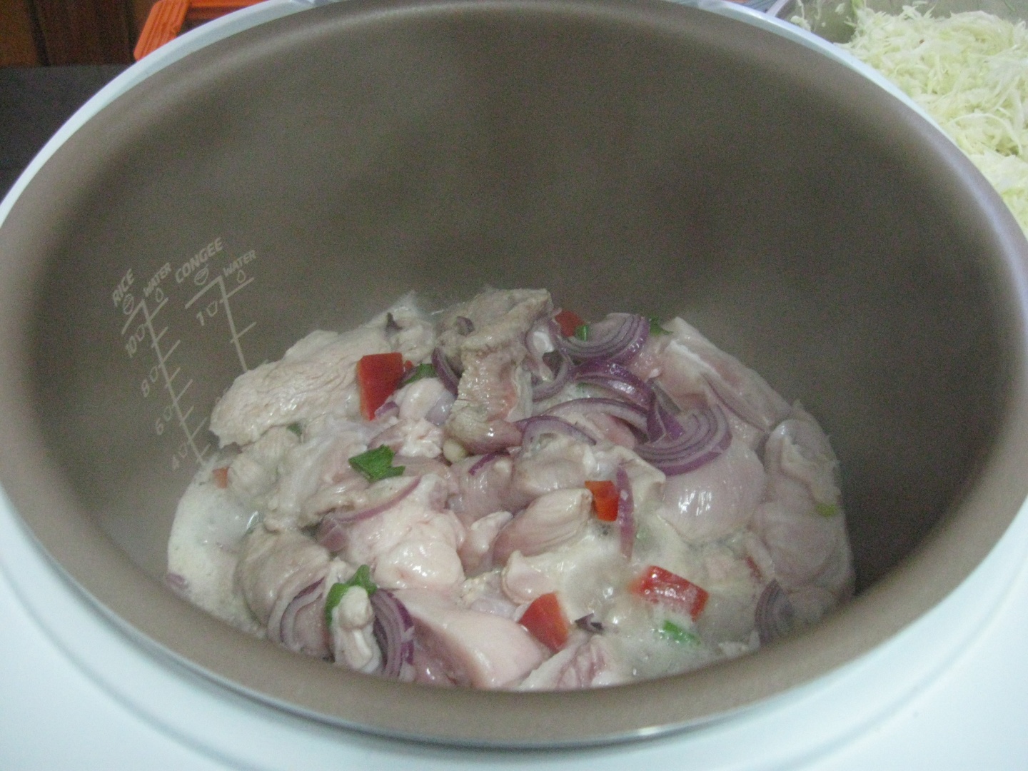 VARZĂ CĂLITĂ CU CARNE DE PORC LA PHILIPS  MULTICOOKER