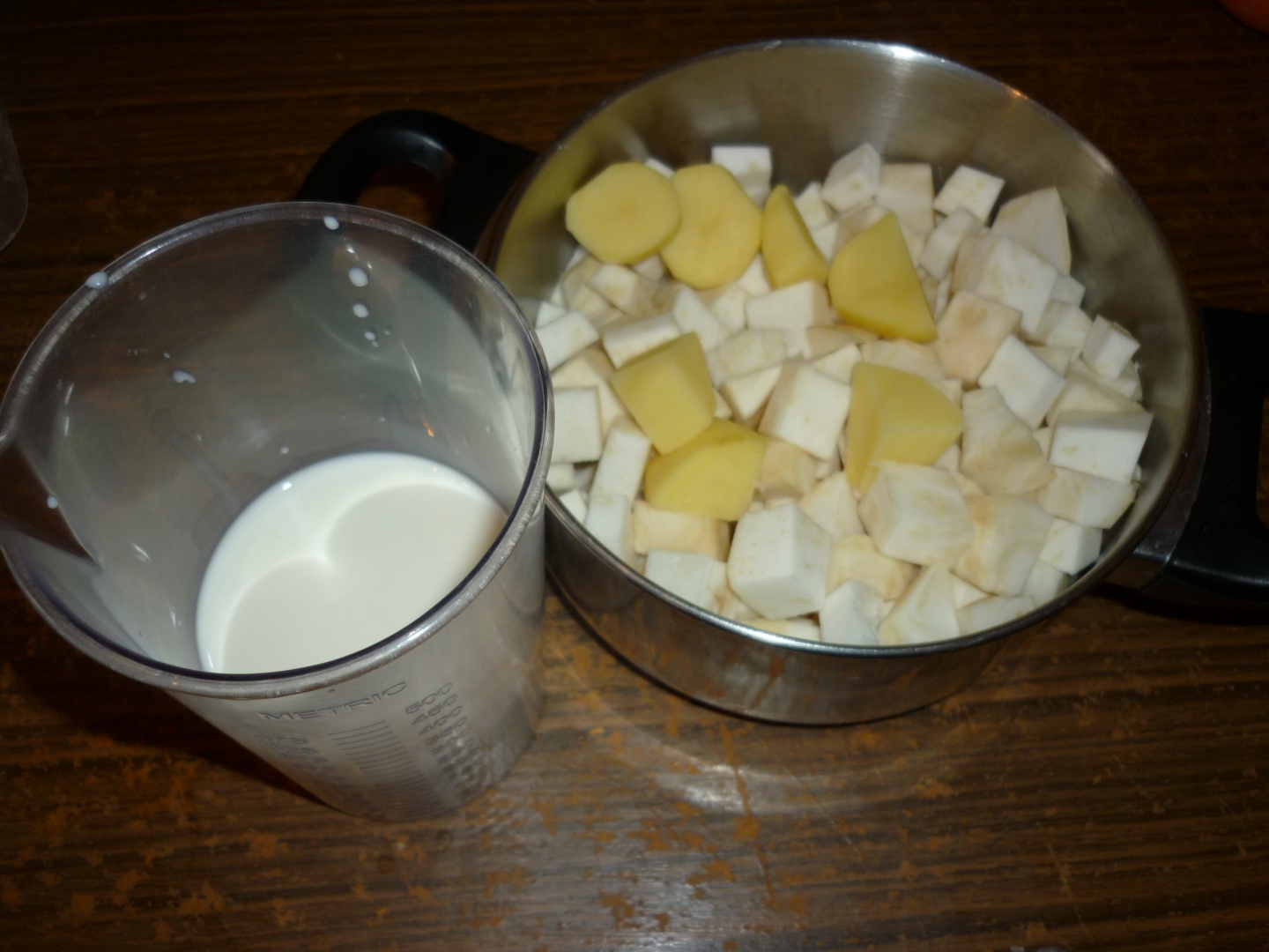 Piure de telina si cartofi