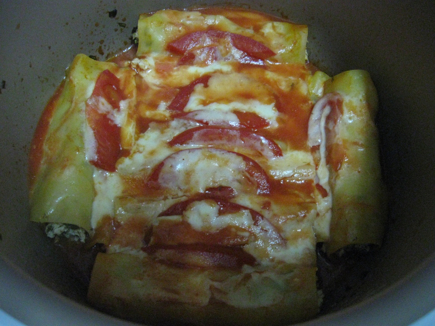 CANNELONI CU CARNE DE CURCAN LA  PHILIPS MULTICOOKER