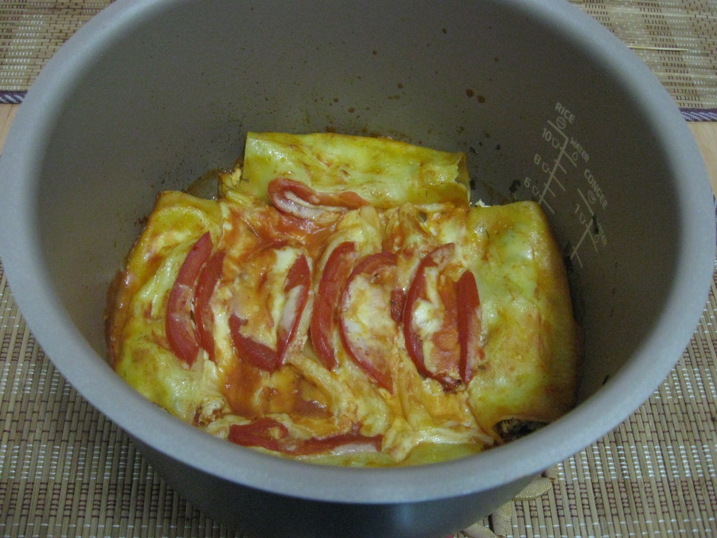 CANNELONI CU CARNE DE CURCAN LA  PHILIPS MULTICOOKER