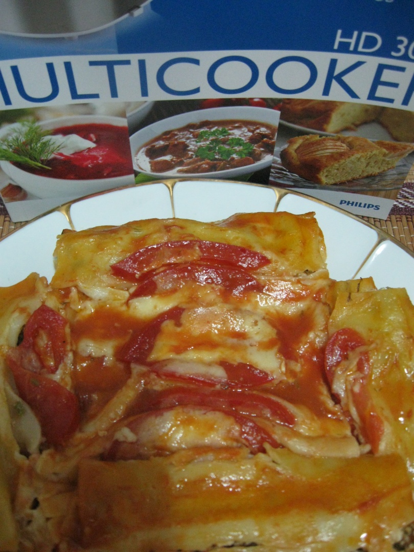 CANNELONI CU CARNE DE CURCAN LA  PHILIPS MULTICOOKER