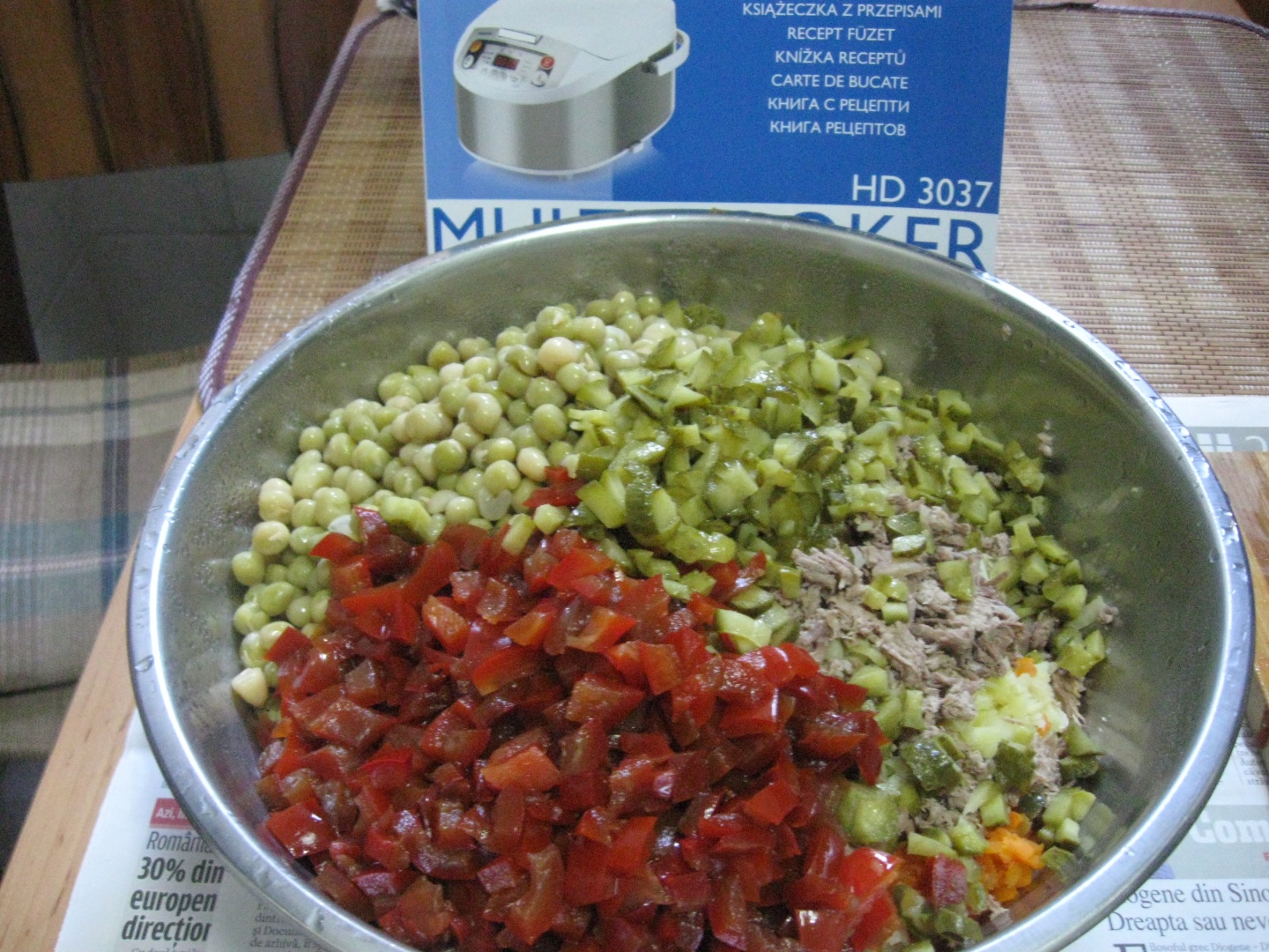 SALATĂ BOEUF CU CARNE DE VIŢEL  - PHILIPS MULTICOOKER