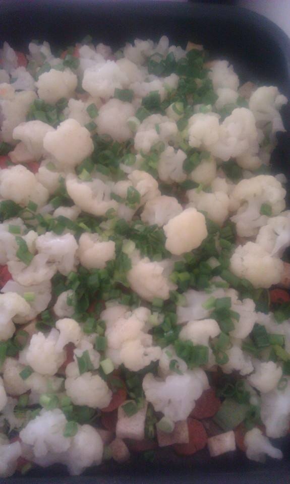 Conopida cu legume si smantana la cuptor