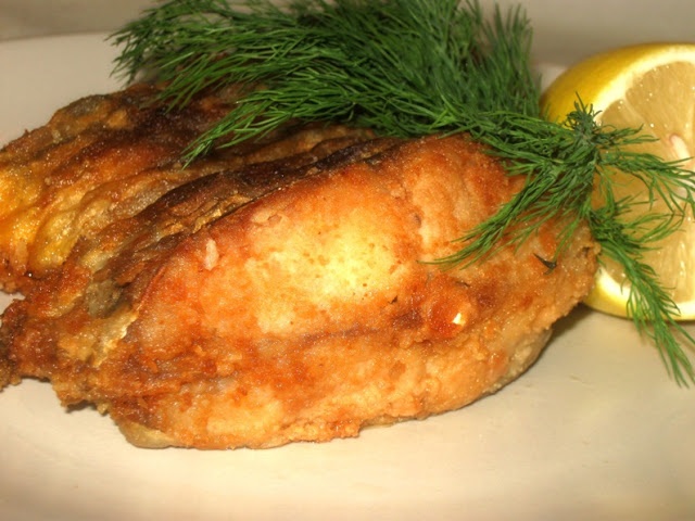 Crap prajit cu lamaie