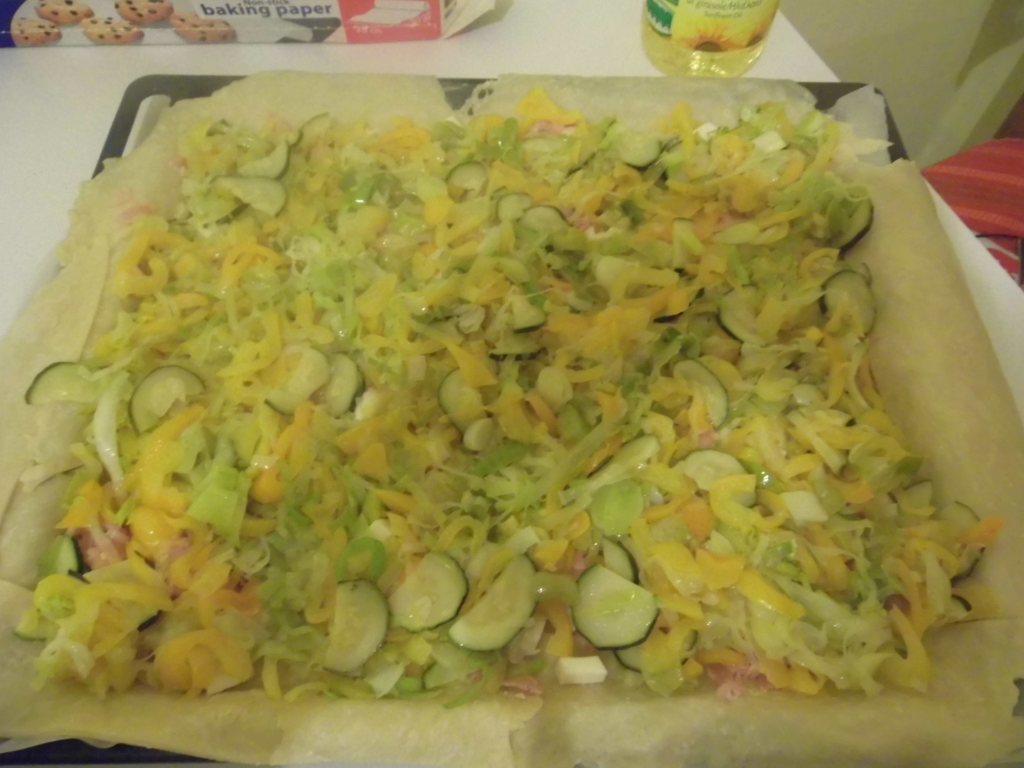 Rustic cu ardei si praz