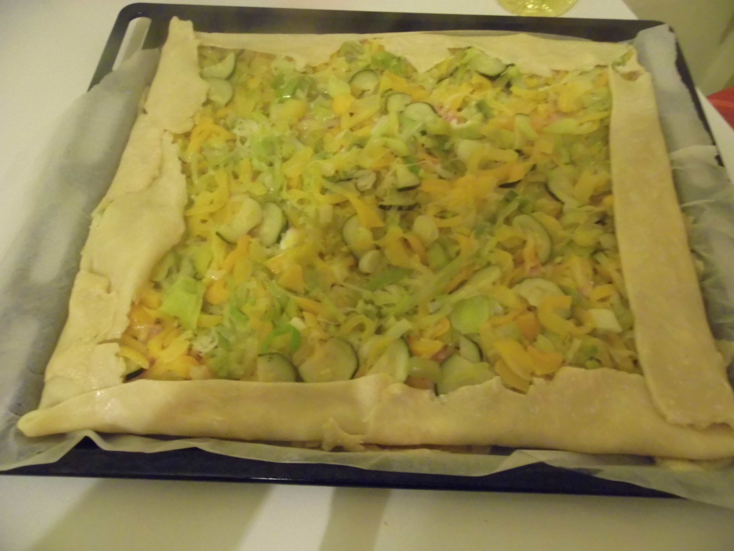 Rustic cu ardei si praz