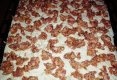 Focaccia de cartofi cu cascaval afumat si carnati