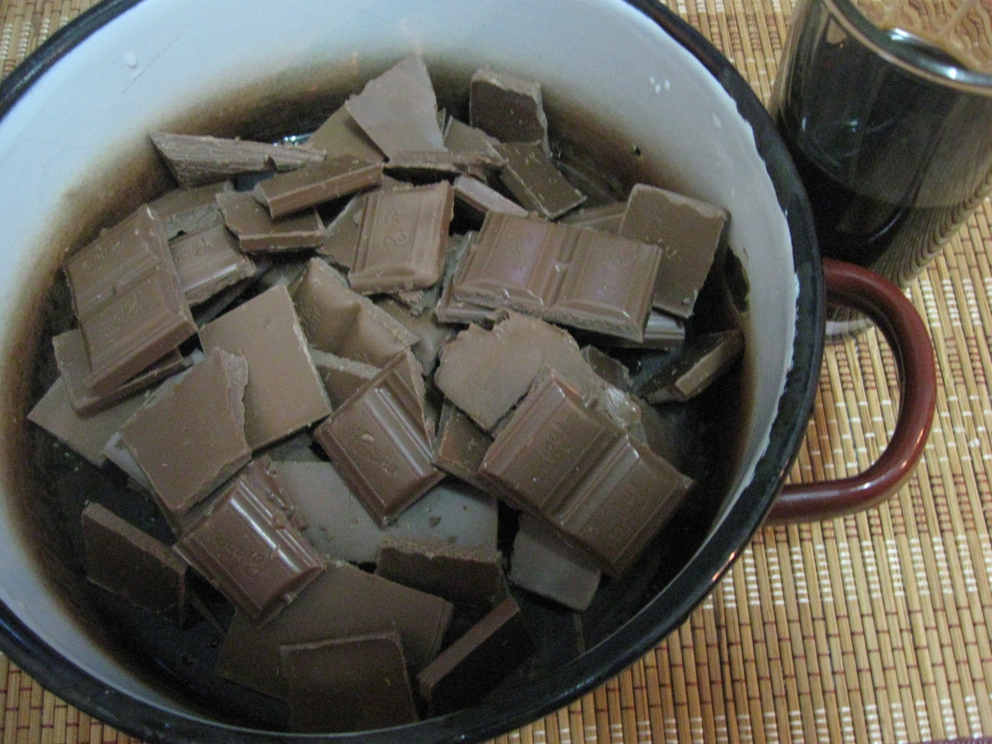 Negresa  cu glazura de ciocolata