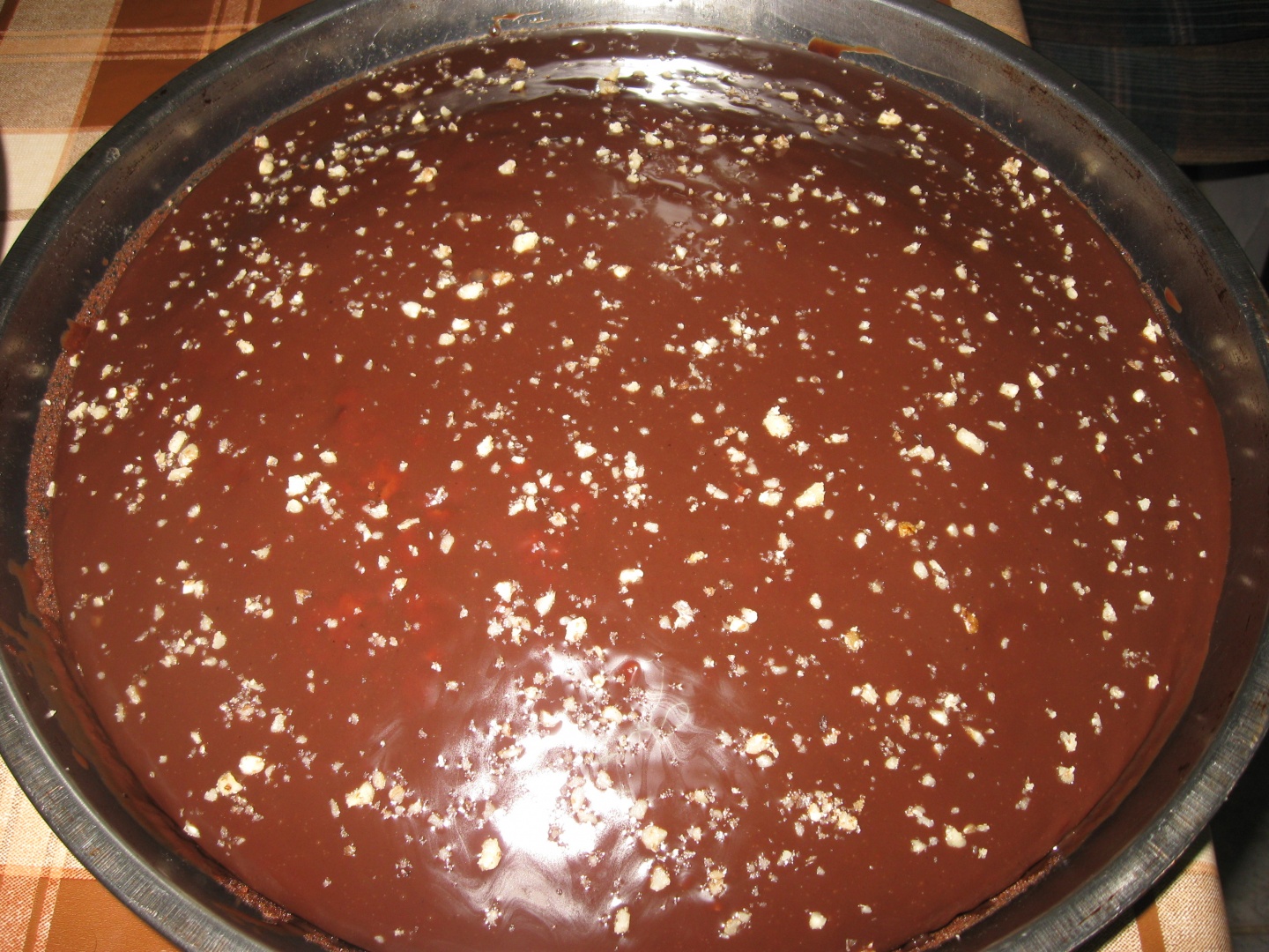 Negresa  cu glazura de ciocolata