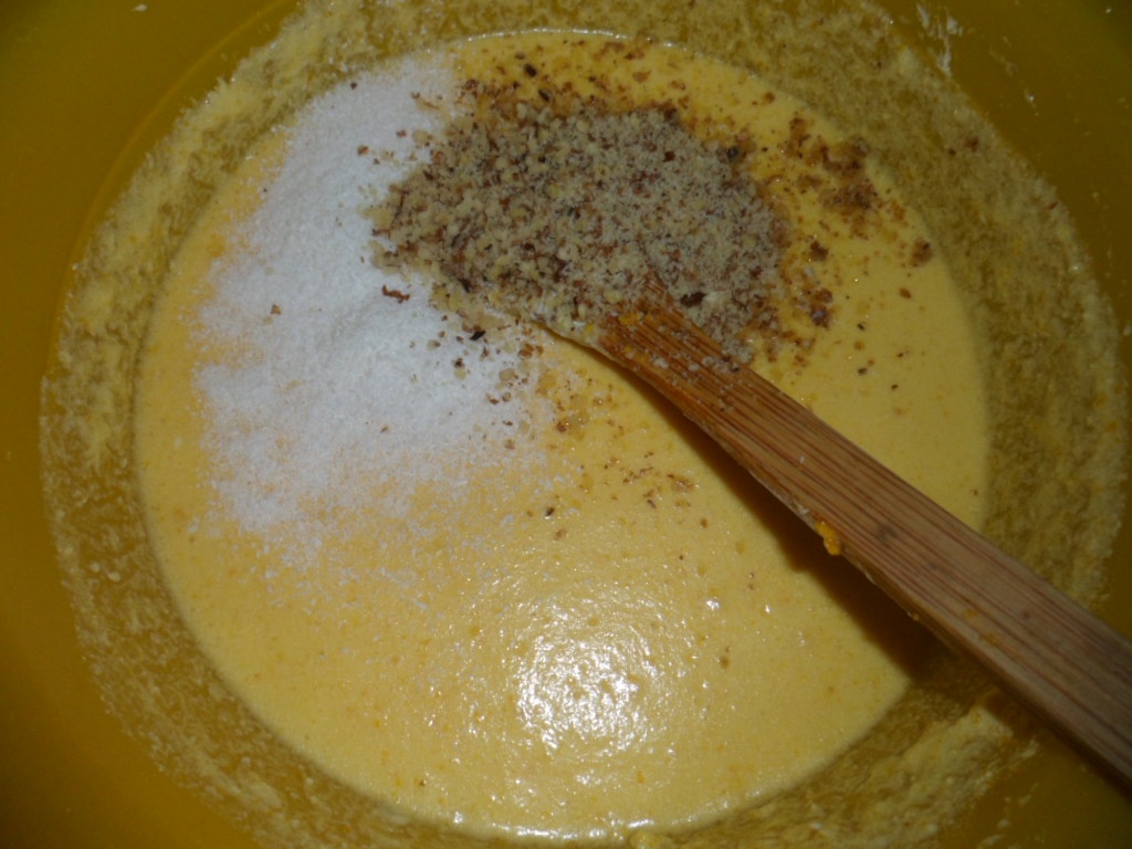 Chec cu portocala si nuci