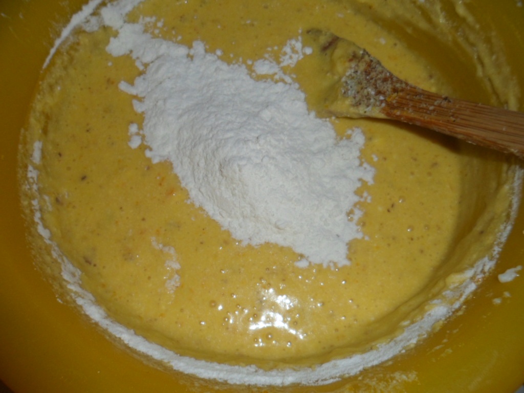 Chec cu portocala si nuci