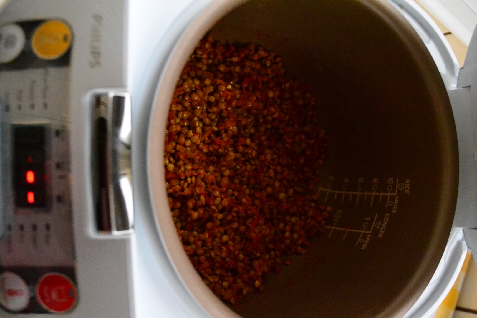 Mancare de linte la Philips Multicooker (de post)