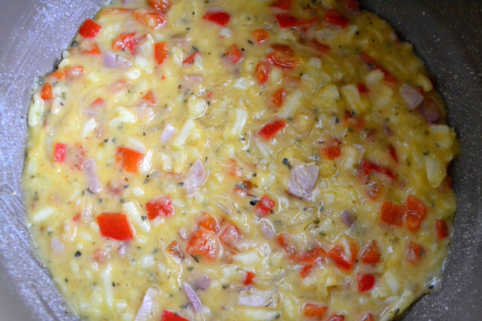 Tarta aperitiv cu ardei la Philips Multicooker