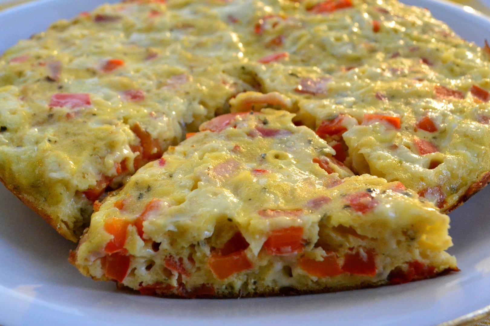 Tarta aperitiv cu ardei la Philips Multicooker