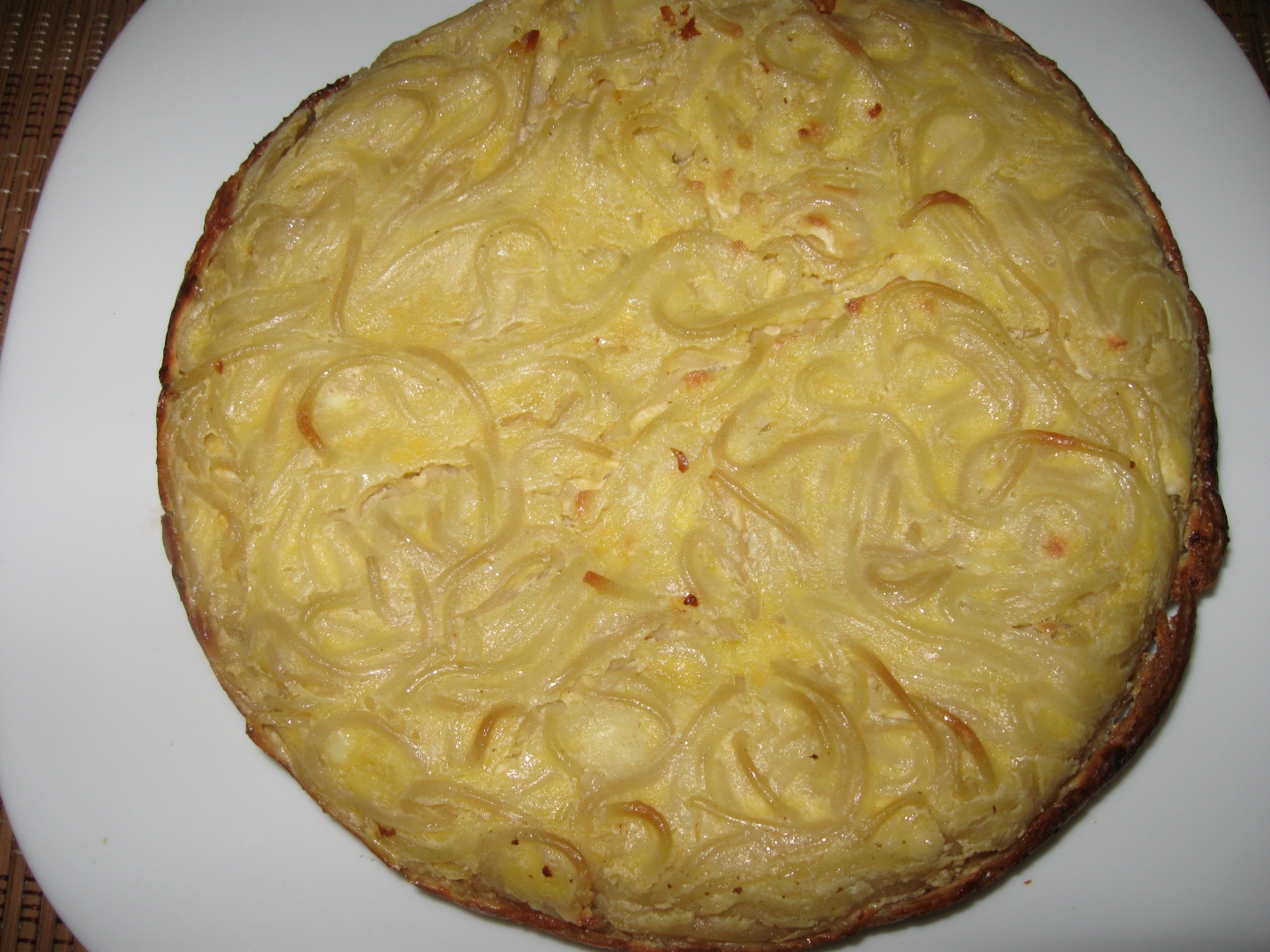 Budinca de spaghete cu branza la Philips multicooker