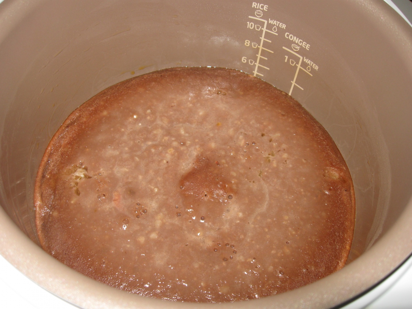 Negresa glazurata de post preparata la Philips multicooker