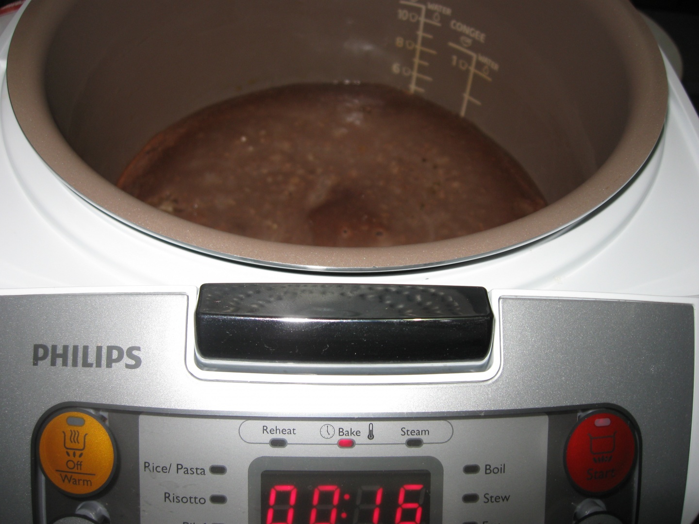 Negresa glazurata de post preparata la Philips multicooker